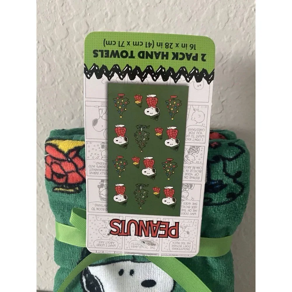 2 Pk Peanuts Snoopy Woodstock Puffy Coat Christmas Holiday 16